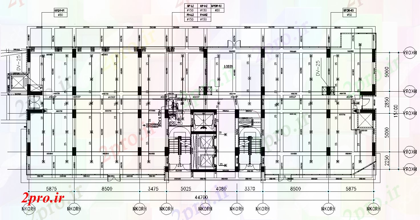 دانلود نقشه تجهیزات بهداشتی ساختمان لوله کشی سیستم جزئیات  طراحی (کد82010)