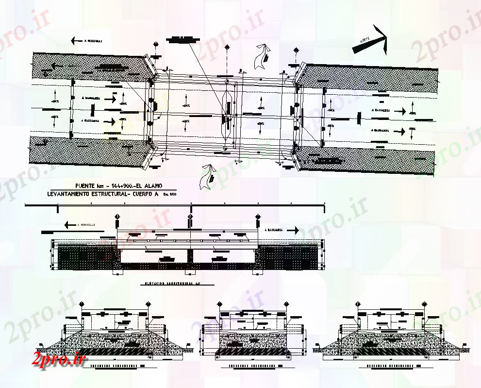 دانلود نقشه جزئیات ساختار بلند کردن ساختار نما جزئیات، برنامه ریزی و  طرحی مقطعی (کد82171)