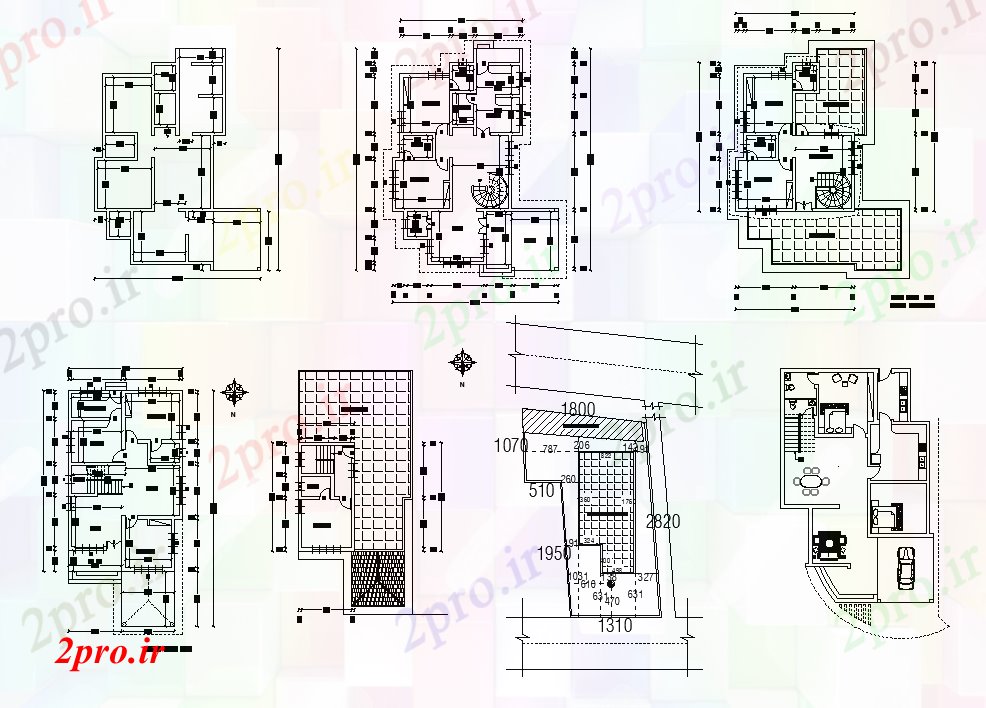 دانلود نقشه مسکونی  ، ویلایی ، آپارتمان  جزئیات تخت آپارتمان   طرحی کار طرحی  دو بعدی  (کد82278)