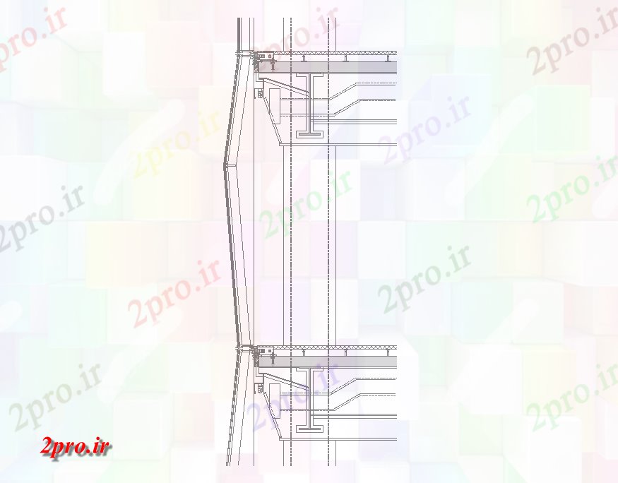 دانلود نقشه جزئیات ساخت و ساز اتصالات و اتصال جزئیات  ساختار ساخت و ساز  دو بعدی   (کد82497)