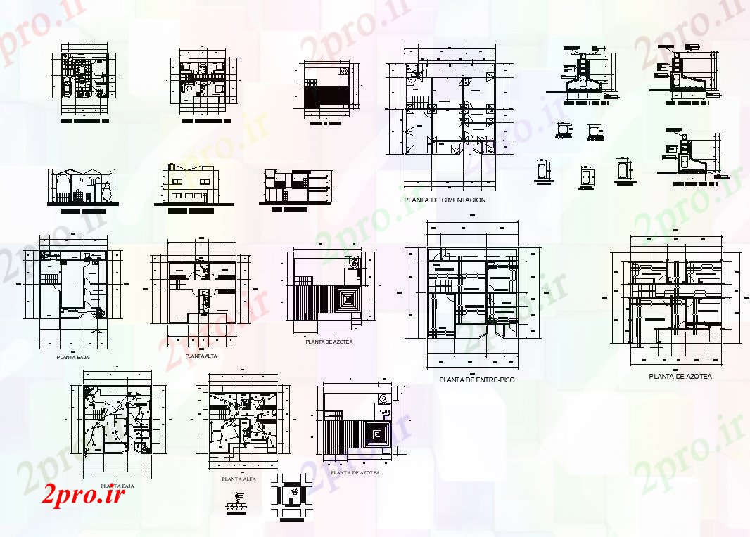 دانلود نقشه طراحی داخلی ساختمان ساختار و جزئیات نصب و راه اندازی الکتریکی  دو بعدی   چیدمان اتوکد (کد82568)