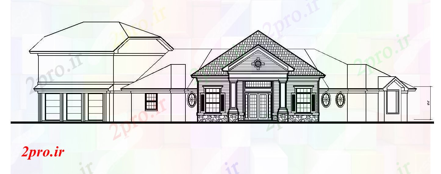 دانلود نقشه خانه های کوچک ، نگهبانی ، سازمانی - ویلایی ساختمان ساختار جزئیات   طرحی  (کد82604)
