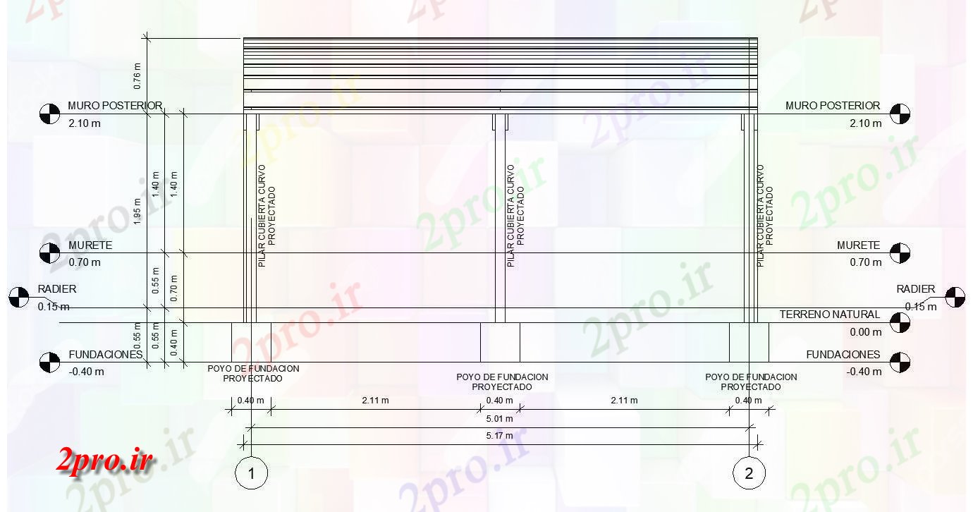 دانلود نقشه جزئیات ساخت و ساز سایه ساختار جزئیات  طرحی بلوک  (کد82626)