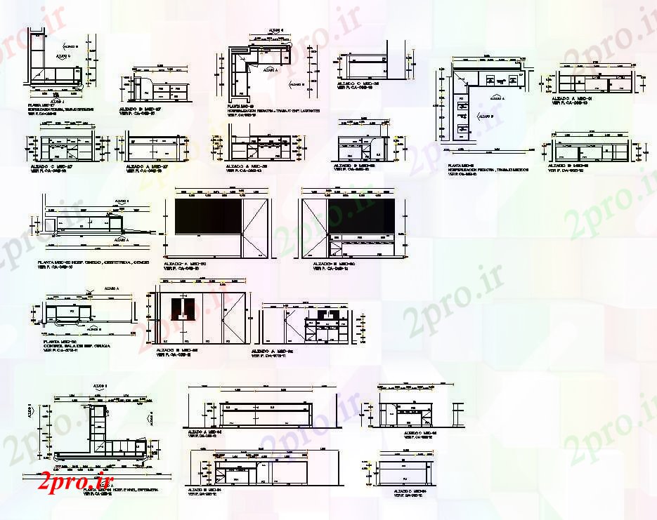 دانلود نقشه جزئیات ساختار مختلف طراحی ماژول ساختاری  دو بعدی   طرحی بلوک  اتوکد (کد82639)