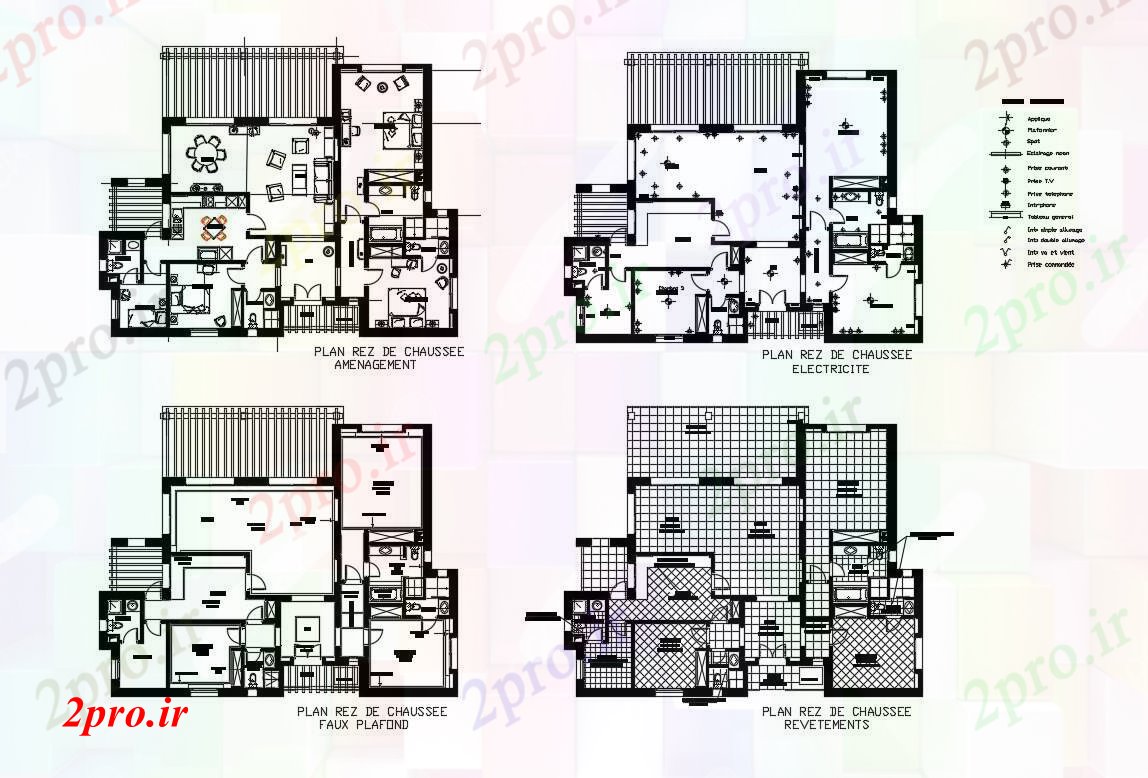 دانلود نقشه مسکونی ، ویلایی ، آپارتمان سمت کشور ویلا خانه طبقه طرح 13 در 16 متر (کد82763)