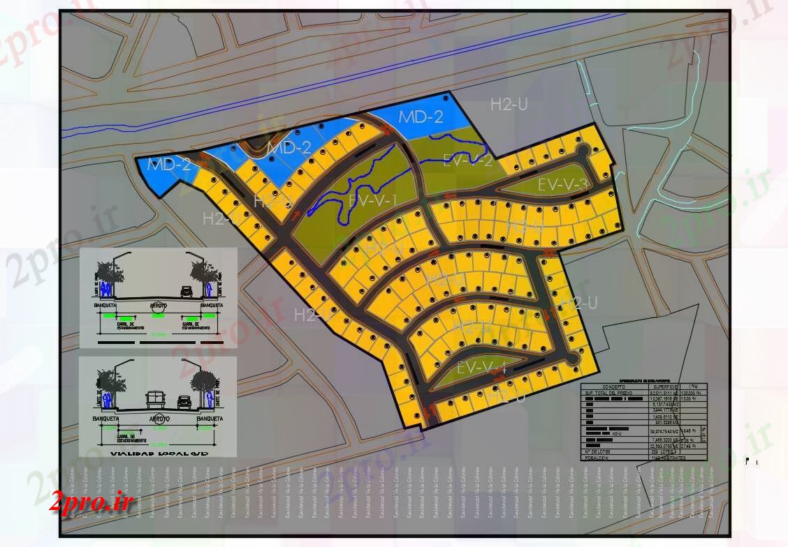 دانلود نقشه  ساختمان دولتی ، سازمانی جزئیات طرحی سایت دولت colomos ساخت (کد82810)