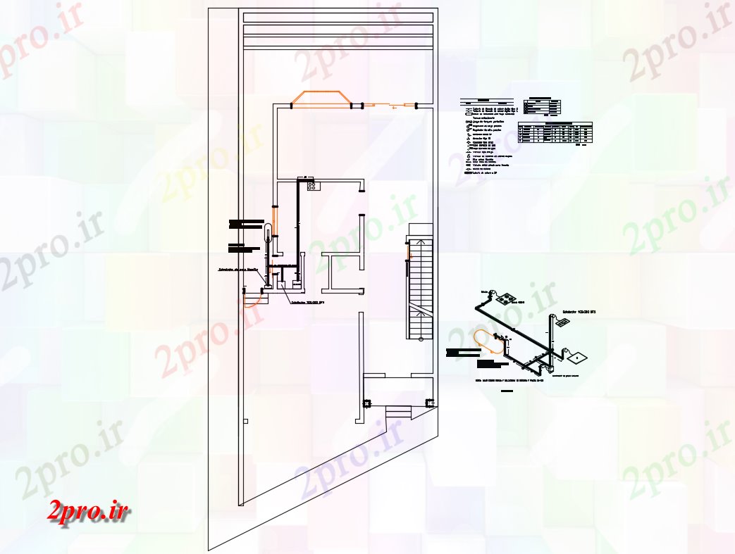 دانلود نقشه جزئیات ساختار  نصب و راه اندازی طراحی جزئیات  (کد82934)