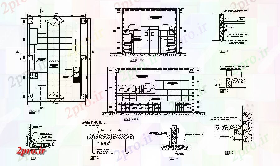 دانلود نقشه آشپزخانه آشپزخانه هتل سازنده بخش، برنامه ریزی و خودکار  جزئیات (کد83348)