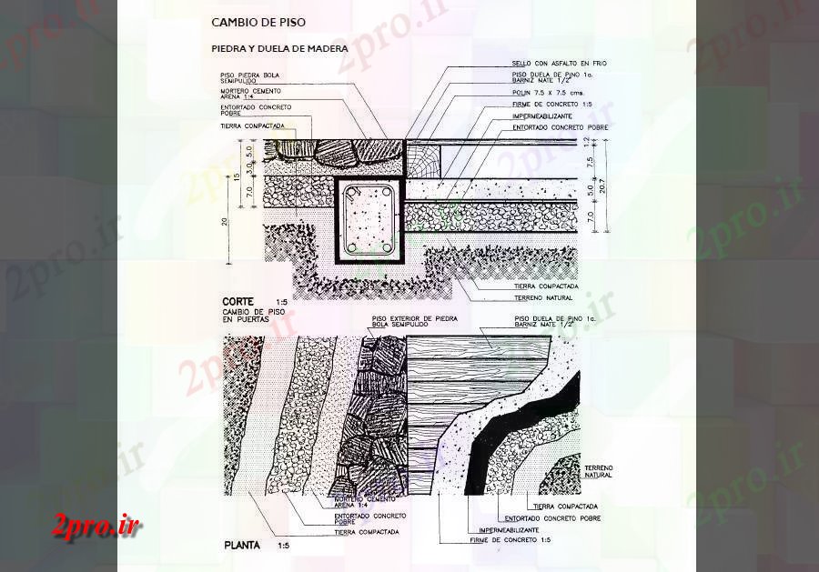 دانلود نقشه جزئیات ساختار بخش دیوار، طرحی و ساخت و ساز جزئیات سقف خانه (کد83363)