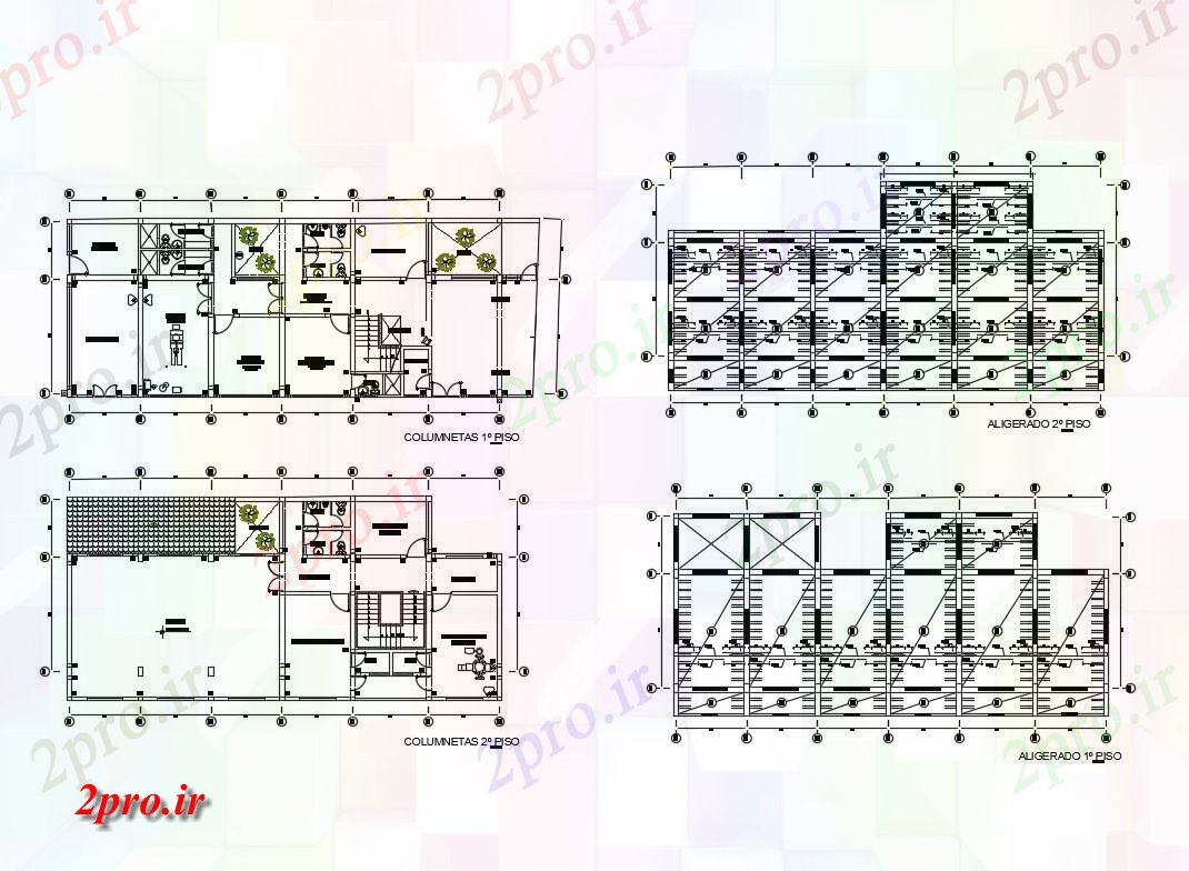 دانلود نقشه مسکونی  ، ویلایی ، آپارتمان  نصب و راه اندازی و برنامه ریزی پوشش بهداشتی جزئیات از خانه طبقه  (کد83643)