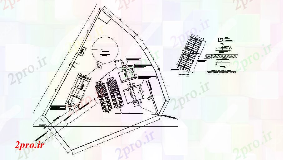 دانلود نقشه کارخانه صنعتی  ، کارگاه درمان فیلتر کارخانه فرآوری پروژه معماری (کد83998)