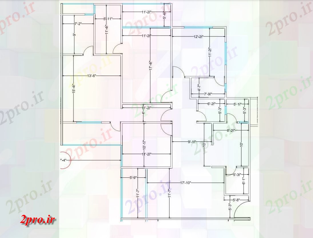 دانلود نقشه مسکونی  ، ویلایی ، آپارتمان  طبقه همکف فریم جزئیات طرحی یک خانواده  پی دی اف خانه (کد84053)