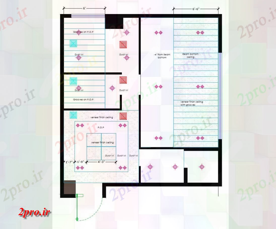 دانلود نقشه مسکونی  ، ویلایی ، آپارتمان  خانه فریم کوچک  جزئیات طراحی طرحی  پی دی اف (کد84058)