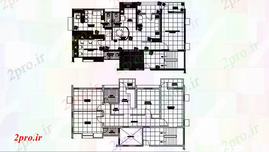 دانلود نقشه ساختمان اداری - تجاری - صنعتی ساختمان شرکت کف دفتر طرحی های 9 در 15 متر (کد84213)