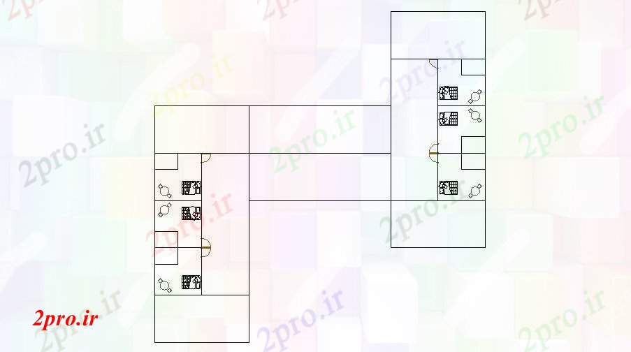 دانلود نقشه بلوک مبلمان خلاق بلوک مبلمان چوبی  (کد84643)