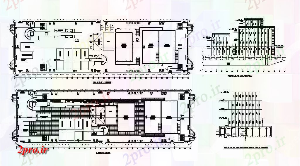 دانلود نقشه کارخانه صنعتی  ، کارگاه عرشه دیوار جبهه انبار صنعتی  پروژه معماری (کد84683)