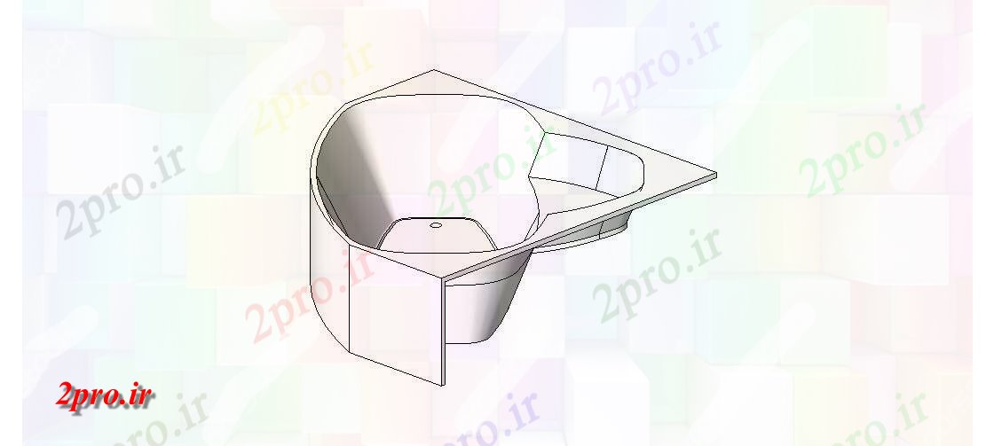 دانلود نقشه تجهیزات بهداشتی حمام های مدرن سینک تریدی طراحی جزئیات SKP  (کد84815)