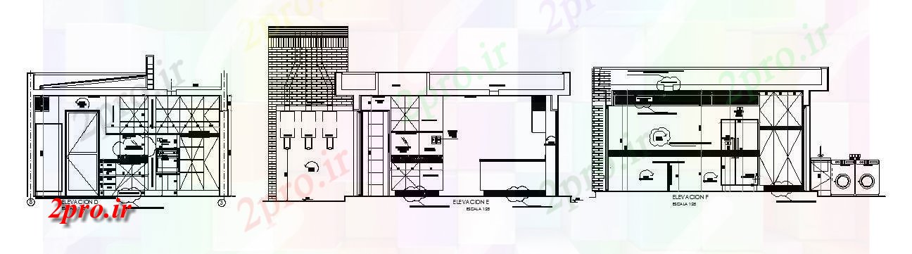 دانلود نقشه آشپزخانه بخش آشپزخانه، طرحی و  (کد84902)