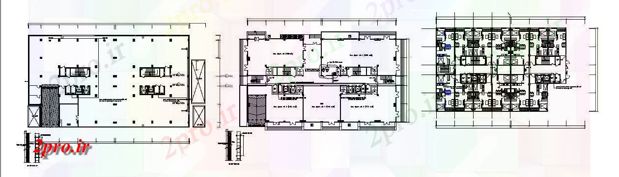 دانلود نقشه مسکونی  ، ویلایی ، آپارتمان  چند خانواده طرحی ساختمان مسکونی فریم و طرحی توزیع کف جزئیات (کد84953)