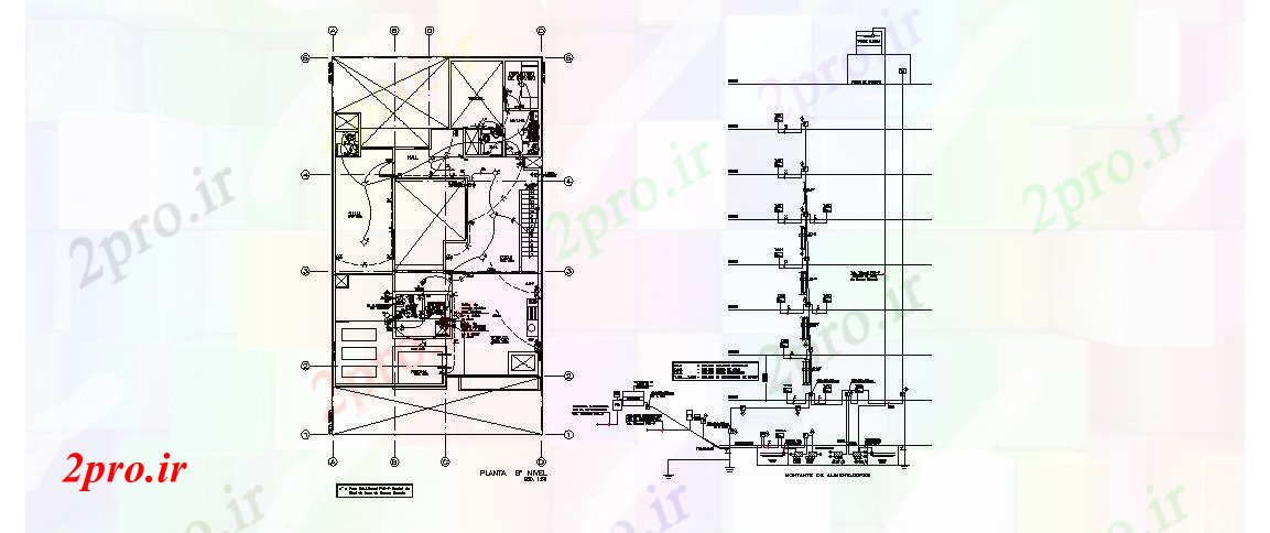 دانلود نقشه معماری نصب و راه اندازی و نمودار جزئیات برق برای آپارتمان   آپارتمان    (کد84956)