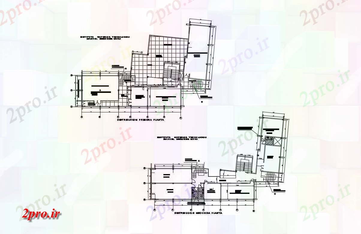 دانلود نقشه دانشگاه ، آموزشکده ، موسسه - طرحی سازه ساختمان 20 در 31 متر (کد85085)