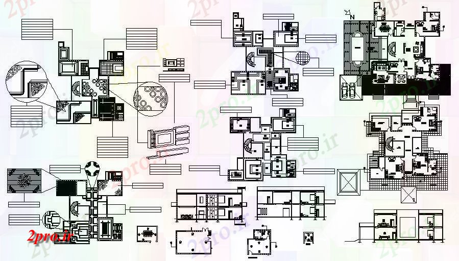 دانلود نقشه خانه های کوچک ، نگهبانی ، سازمانی - خانه رعیتی 7 در 9 متر (کد85091)
