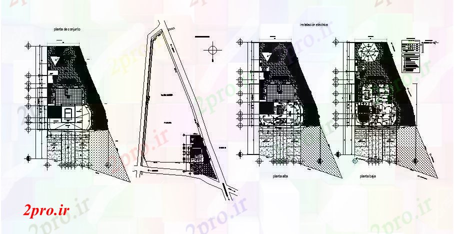 دانلود نقشه مسکونی ، ویلایی ، آپارتمان طرحی معماری ویلا با ابعاد جزئیات 14 در 15 متر (کد85278)