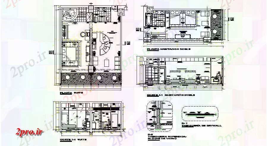 دانلود نقشه هتل - رستوران - اقامتگاه طرحی FIVESTAR room865mtr هتل X 1129mtr را با اطلاعات مبلمان 9 در 11 متر (کد85368)