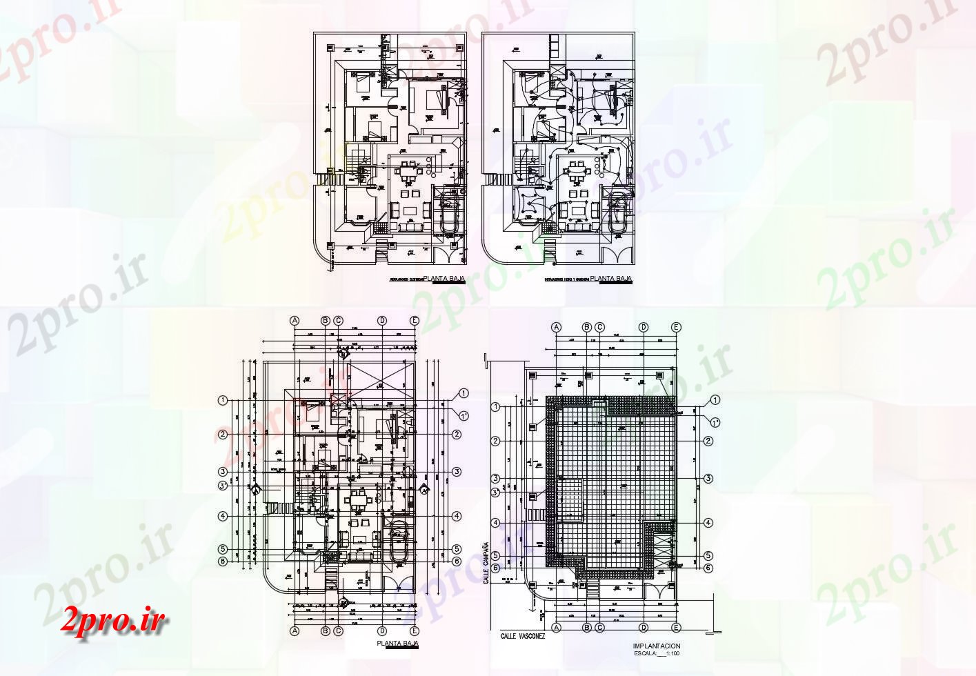 دانلود نقشه خانه های کوچک ، نگهبانی ، سازمانی - طرحی طبقه از خانههای ویلایی 1180mtr X 1585mtr با ابعاد جزئیات 12 در 20 متر (کد85678)