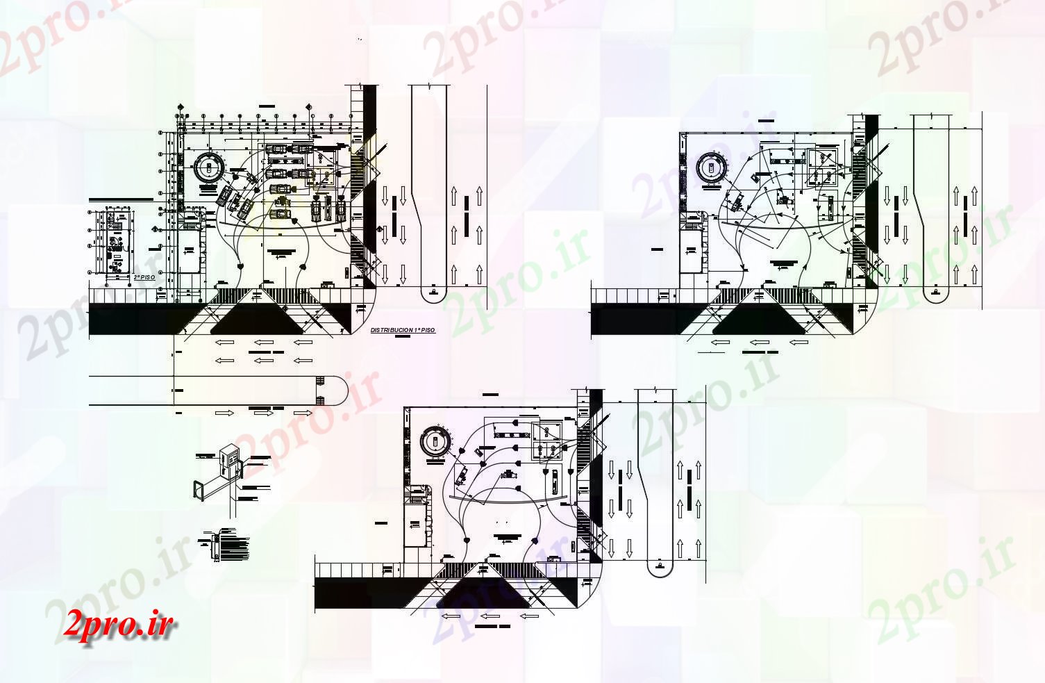 دانلود نقشه مسکونی ، ویلایی ، آپارتمان طرحی از خانه با بخش و نما 30 در 33 متر (کد85699)