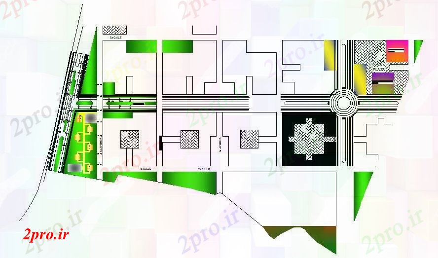 دانلود نقشه خانه های کوچک ، نگهبانی ، سازمانی - طراحی معماری ویلا 2005mtr X 2138mtr با نما جزئیات و بخش 9 در 10 متر (کد85748)