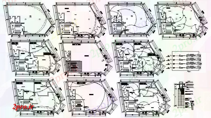 دانلود نقشه مسکونی ، ویلایی ، آپارتمان طرحی خانه 890mtr X 800mtr با طرحی برق 8 در 9 متر (کد85877)