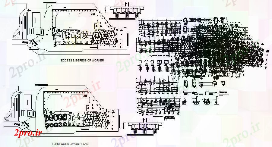 دانلود نقشه معماری معروف طراحی تجهیزات shophouse با ابعاد جزئیات 16 در 28 متر (کد85938)