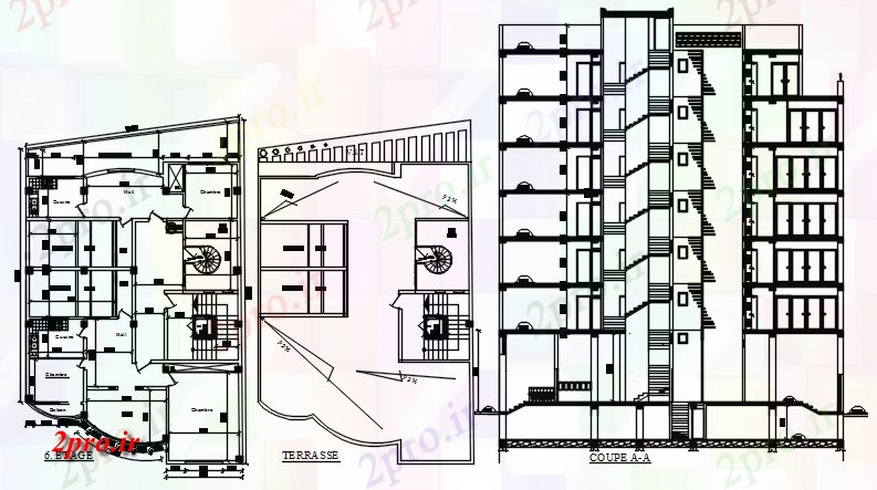 دانلود نقشه مسکونی ، ویلایی ، آپارتمان طرحی ساخت 1383mtr X 2212mtr با ابعاد جزئیات 14 در 22 متر (کد86169)