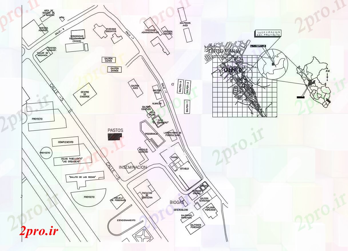 دانلود نقشه کارخانه صنعتی  ، کارگاه  از طرحی سایت آزمایشگاه (کد86198)