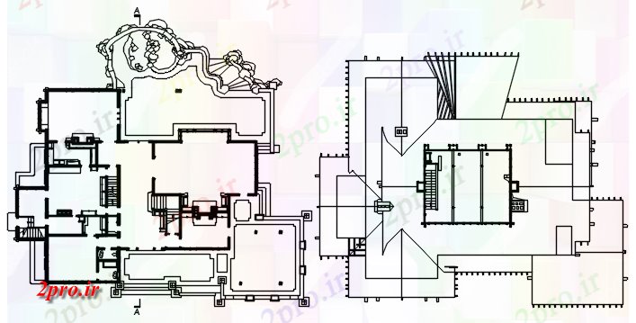 دانلود نقشه خانه های کوچک ، نگهبانی ، سازمانی - طراحی ویلا  (کد86334)