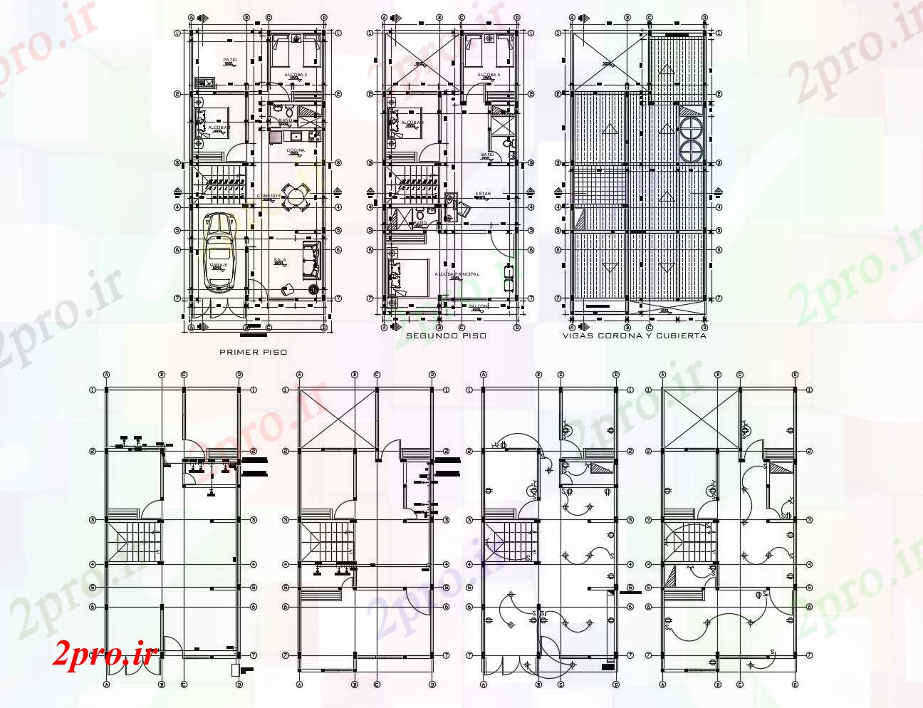 دانلود نقشه مسکونی ، ویلایی ، آپارتمان طرحی معماری طراحی خانه 700mtr X 1400mtr با ابعاد جزئیات 7 در 14 متر (کد86510)