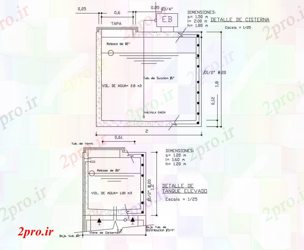 دانلود نقشه جزئیات ساختار اتوکد از جزئیات ساختار (کد86658)