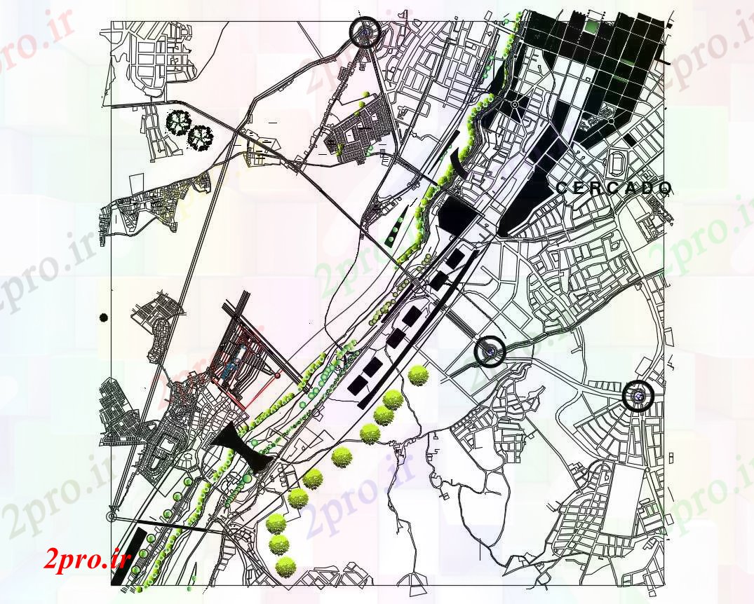 دانلود نقشه برنامه ریزی شهری  برنامه ریزی شهری (کد86676)