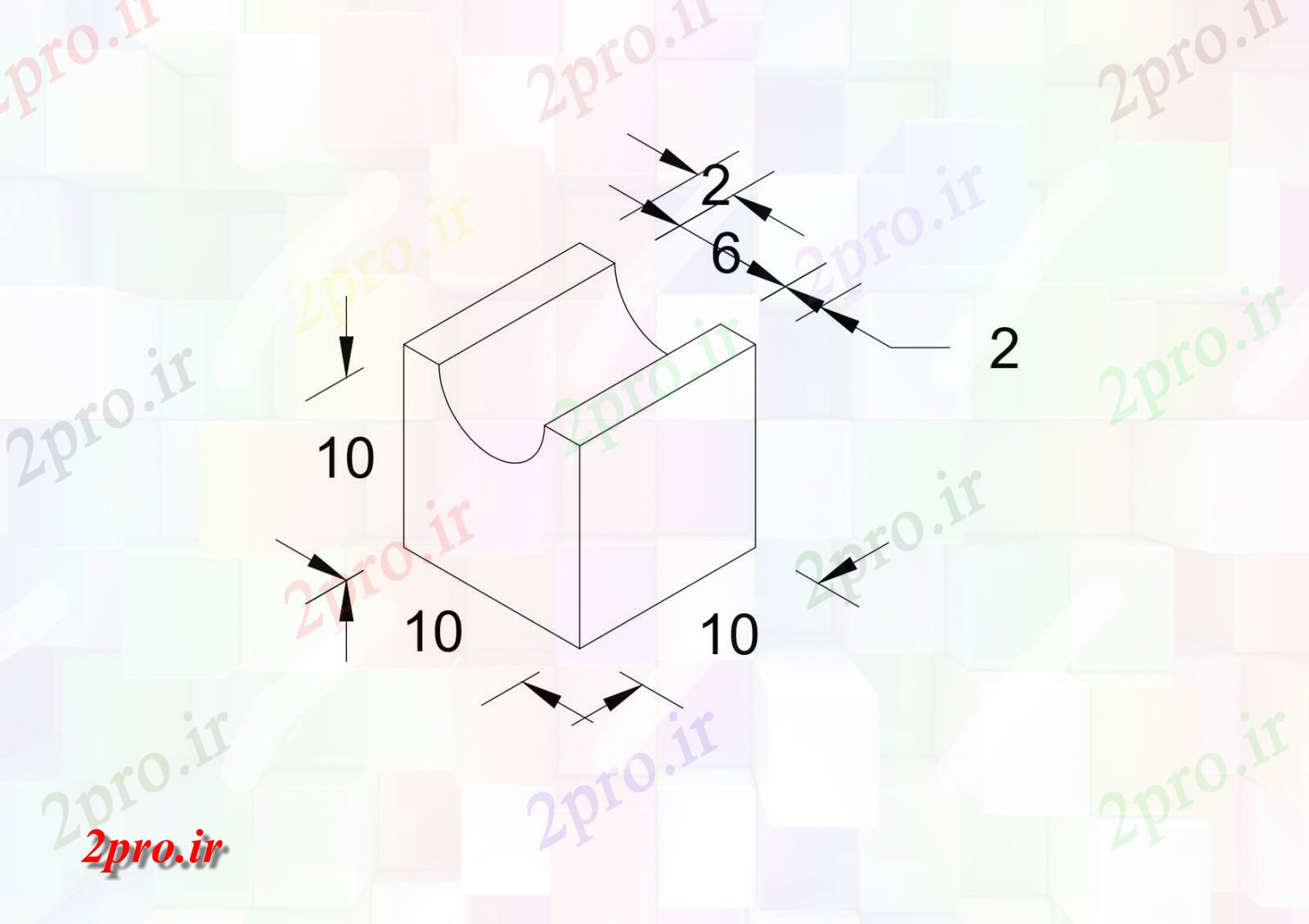 دانلود نقشه مسکونی  ، ویلایی ، آپارتمان  ایزومتریک برش بلوک (کد86723)