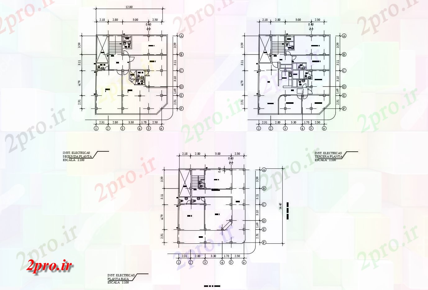 دانلود نقشه مسکونی ، ویلایی ، آپارتمان طرحی ساخت 1280mtr X 1440mtr با ابعاد جزئیات 13 در 14 متر (کد86725)