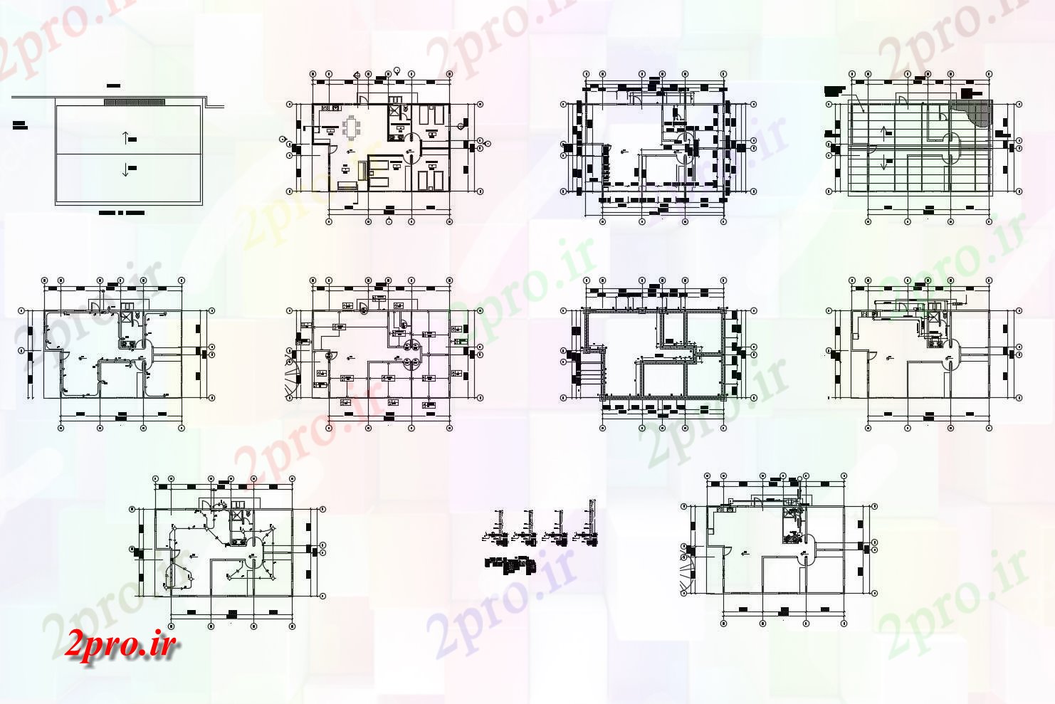 دانلود نقشه مسکونی  ، ویلایی ، آپارتمان  طرحی خانه طراحی 1530mtr X 973mtr با ابعاد جزئیات (کد86744)