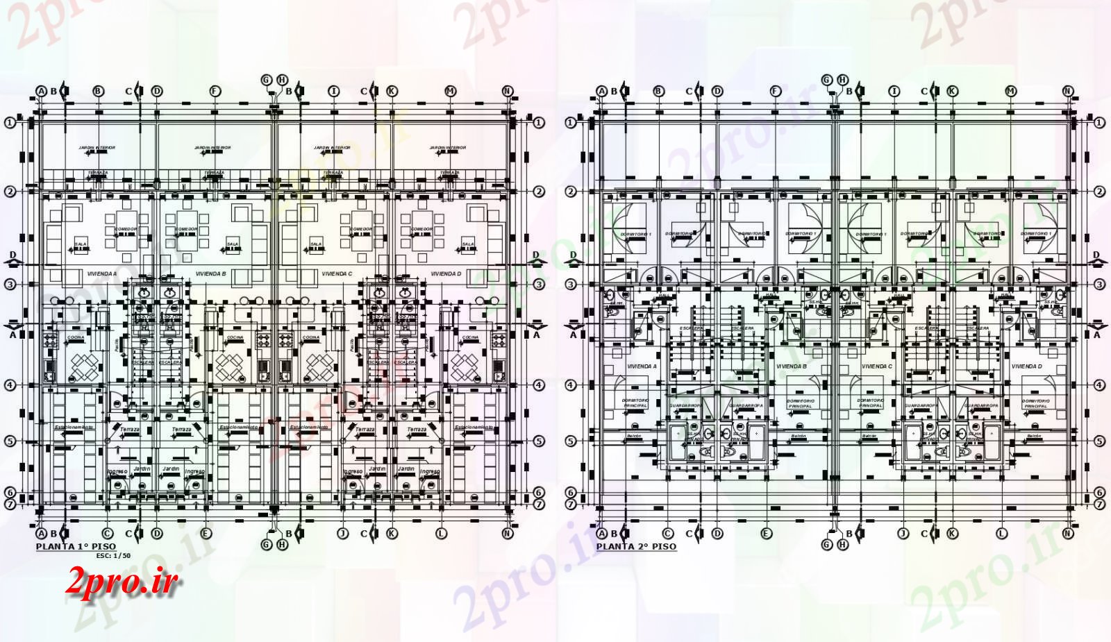 دانلود نقشه مسکونی  ، ویلایی ، آپارتمان  طرحی طبقه از خانه چند با اطلاعات مبلمان (کد86768)