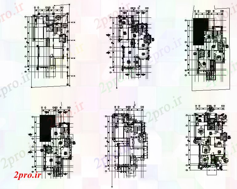 دانلود نقشه مسکونی  ، ویلایی ، آپارتمان   اتوکد خانه مسکونی (کد86803)