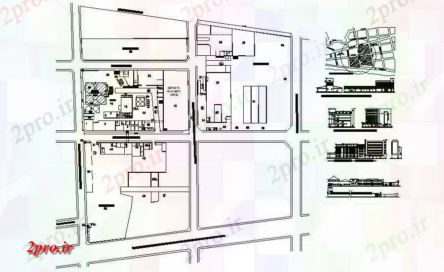 دانلود نقشه ساختمان مرتفعطرحی ساخت با نما و بخش  (کد86938)