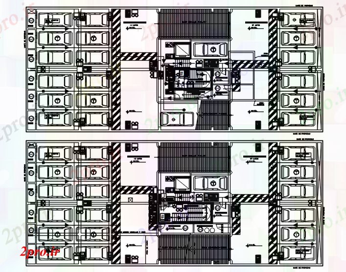 دانلود نقشه مسکونی  ، ویلایی ، آپارتمان   آپارتمان   مسکونی طرحی زیرزمین (کد87117)