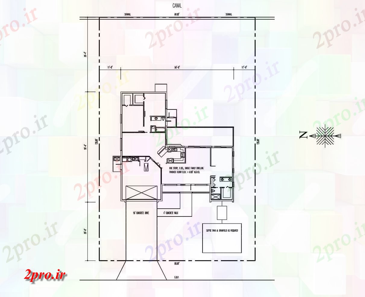 دانلود نقشه مسکونی  ، ویلایی ، آپارتمان  خانه های تک خانواده با ابعاد جزئیات  (کد87168)