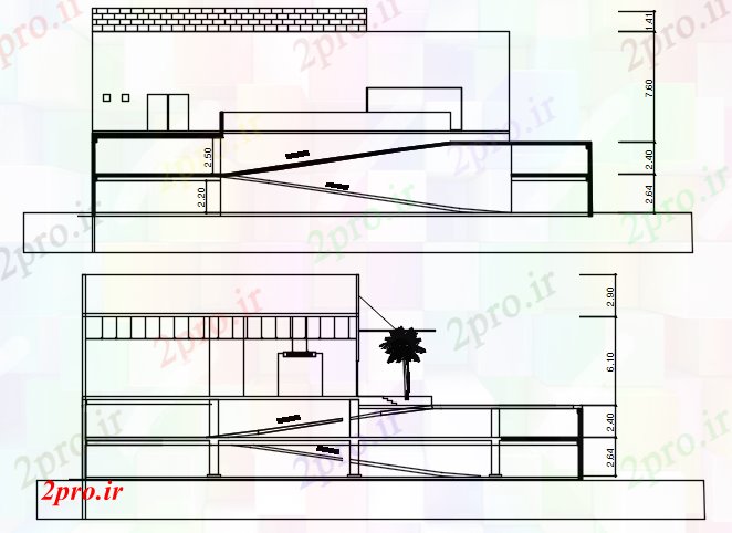 دانلود نقشه هتل - رستوران - اقامتگاه   طراحی رستوران (کد87248)