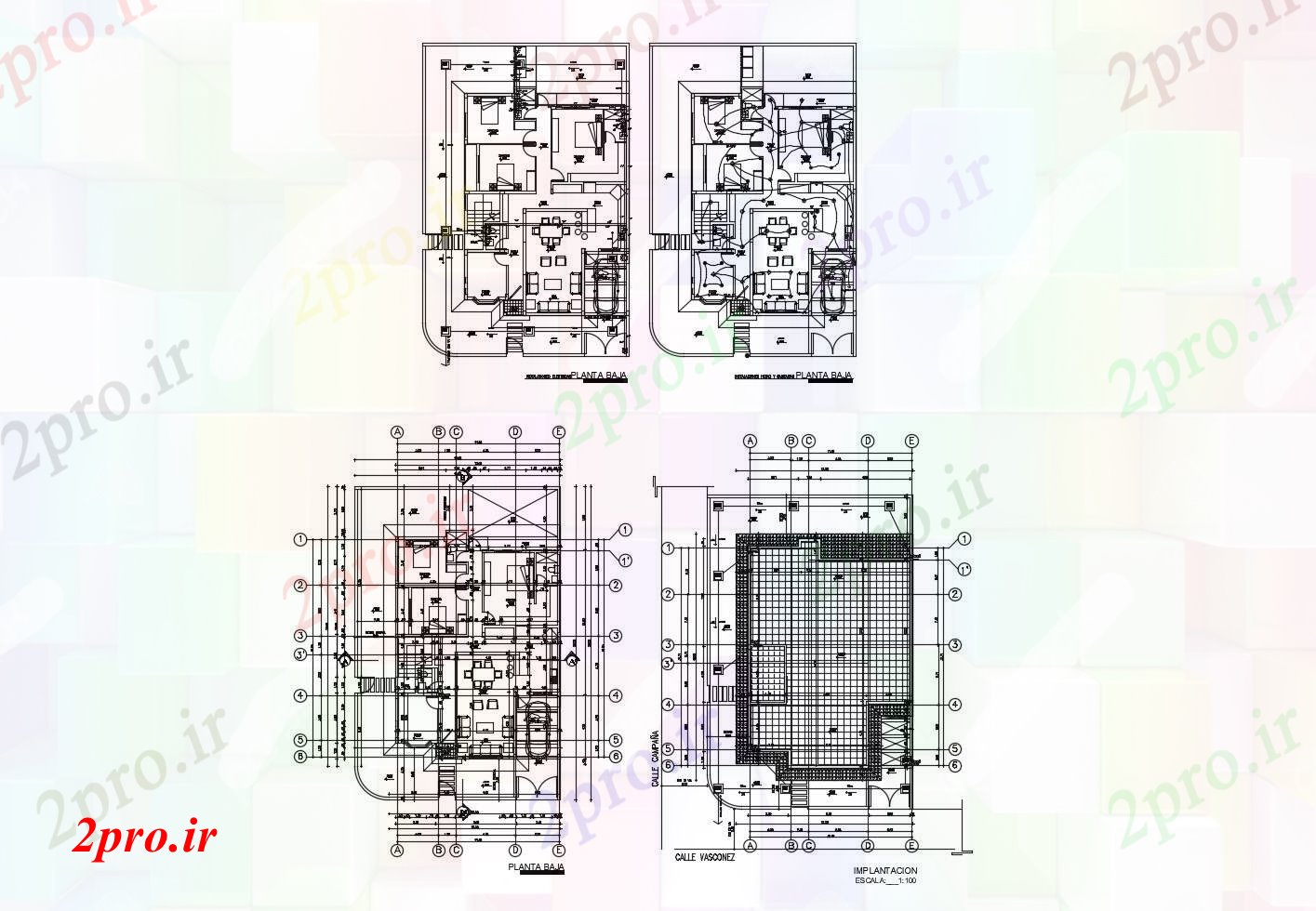 دانلود نقشه خانه های کوچک ، نگهبانی ، سازمانی - طرحی ویلا 1180mtr X 1585mtr با ابعاد جزئیات  (کد87261)