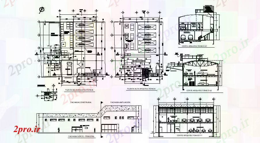 دانلود نقشه کارخانه صنعتی  ، کارگاه انبار صنعتی  با ابعاد جزئیات  (کد87331)